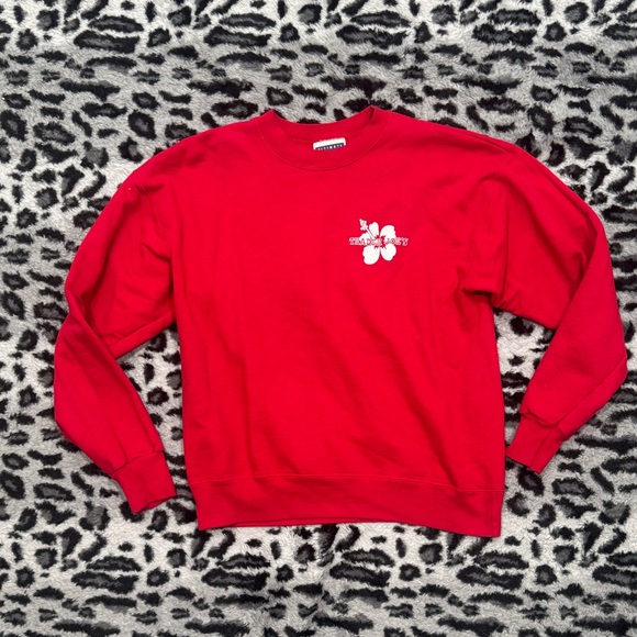 Trader Joe’s Sweaters - Trader Joe's Red Crewneck Sweater